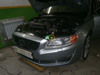 Установка ГБО на авто Volvo S80 T6 газ на машину Gaz Ok Газ ОК Киев